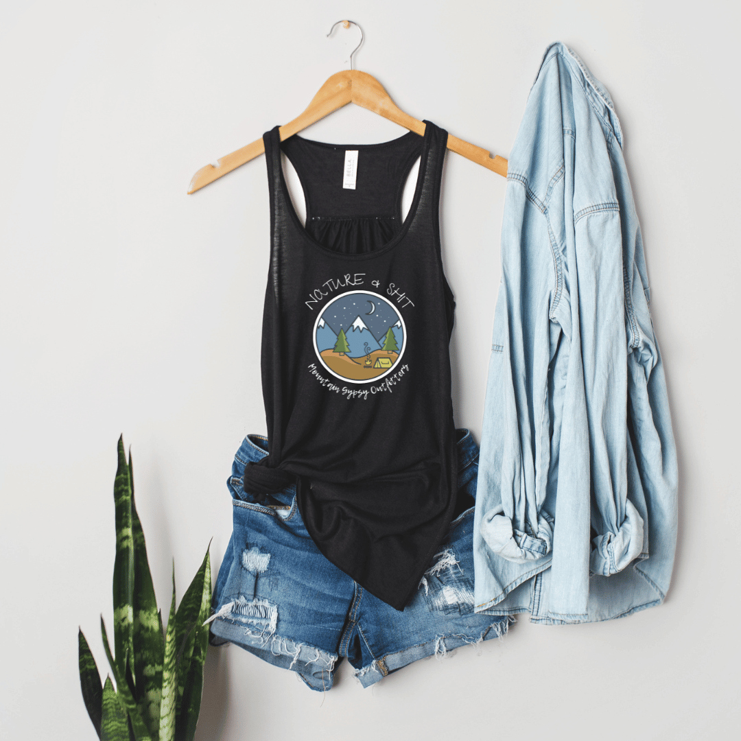 Nature & Shit Flowy Tank