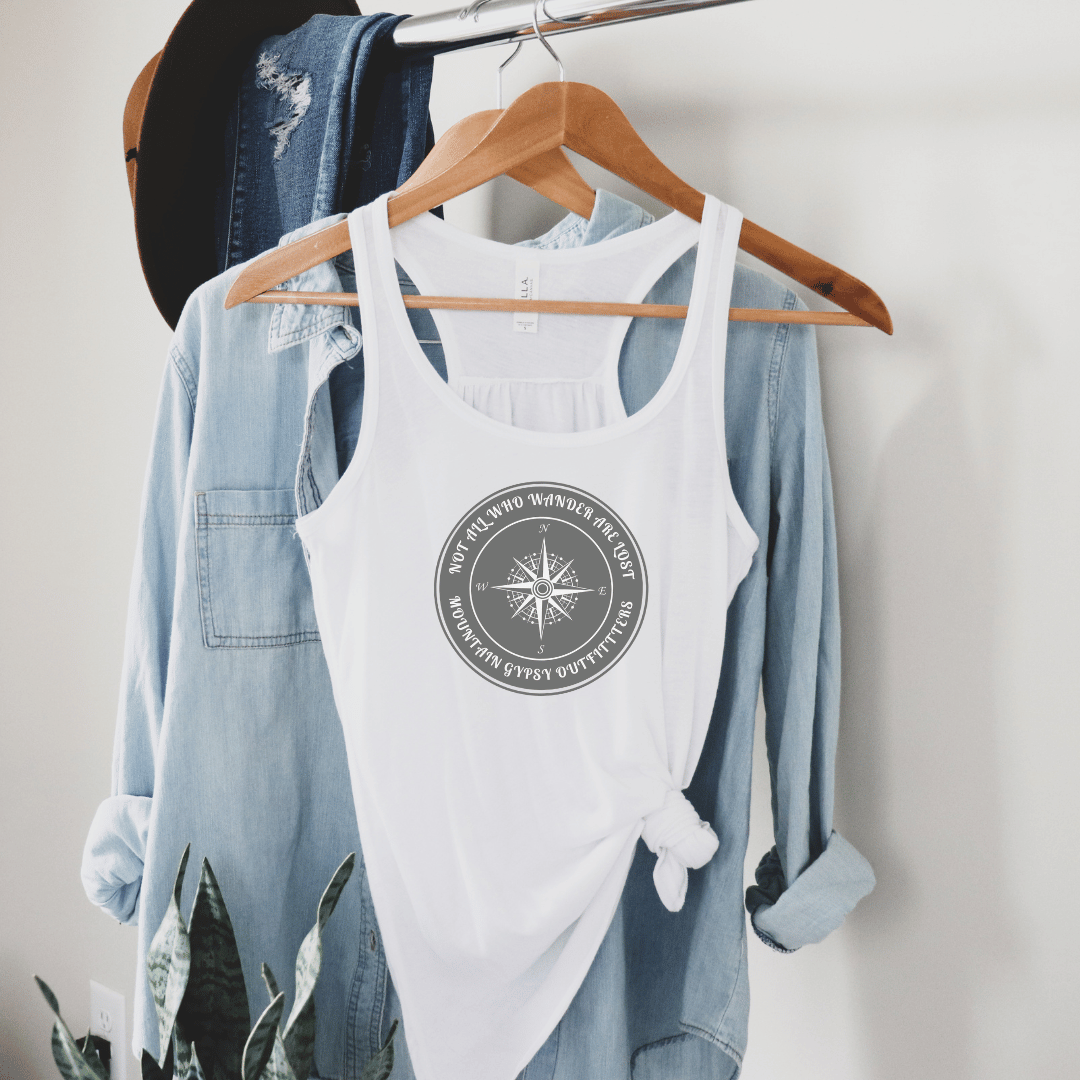 Not all Who Wander Flowy Tank