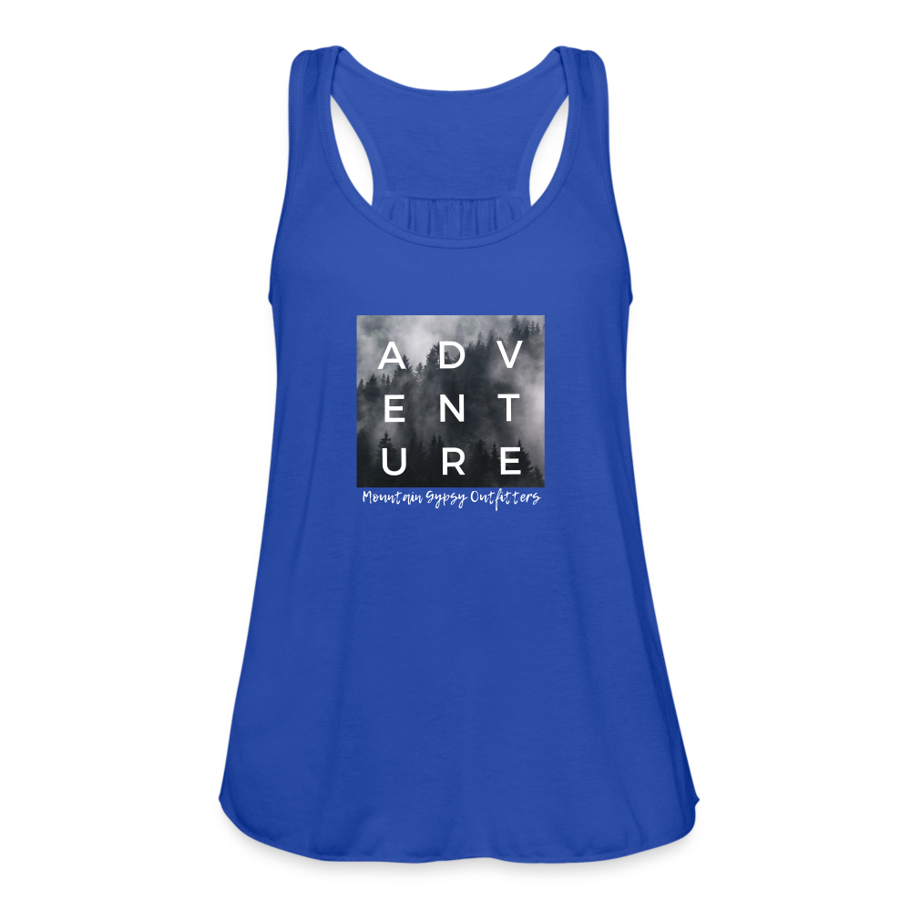 Adventure Women's Flowy Tank - royal blue