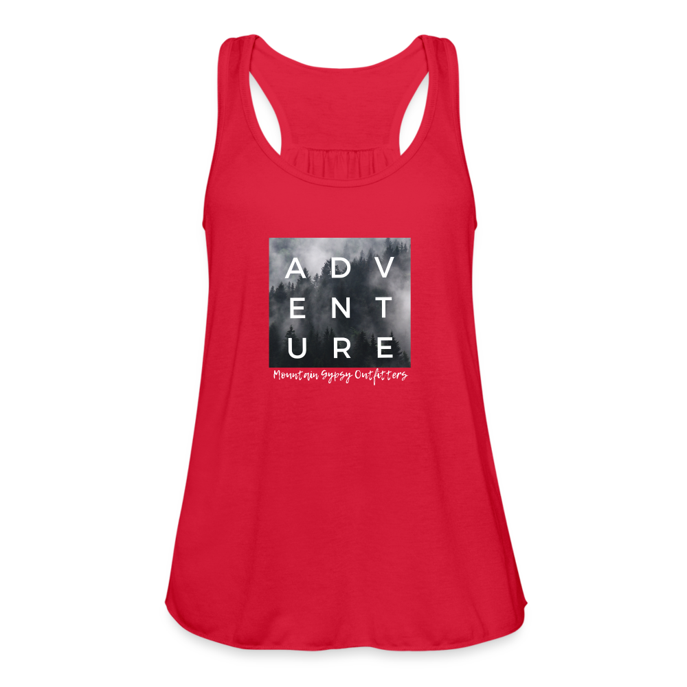 Adventure Women's Flowy Tank - red