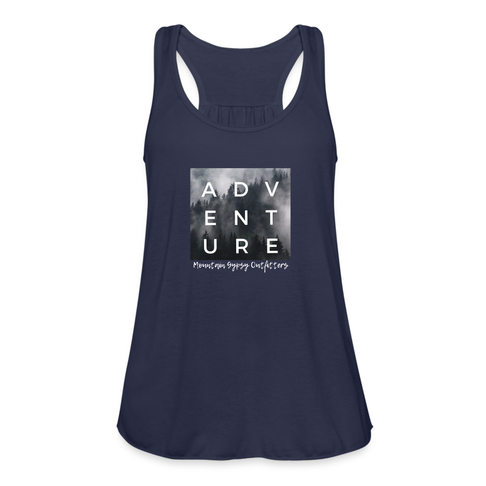 Adventure Women's Flowy Tank - navy