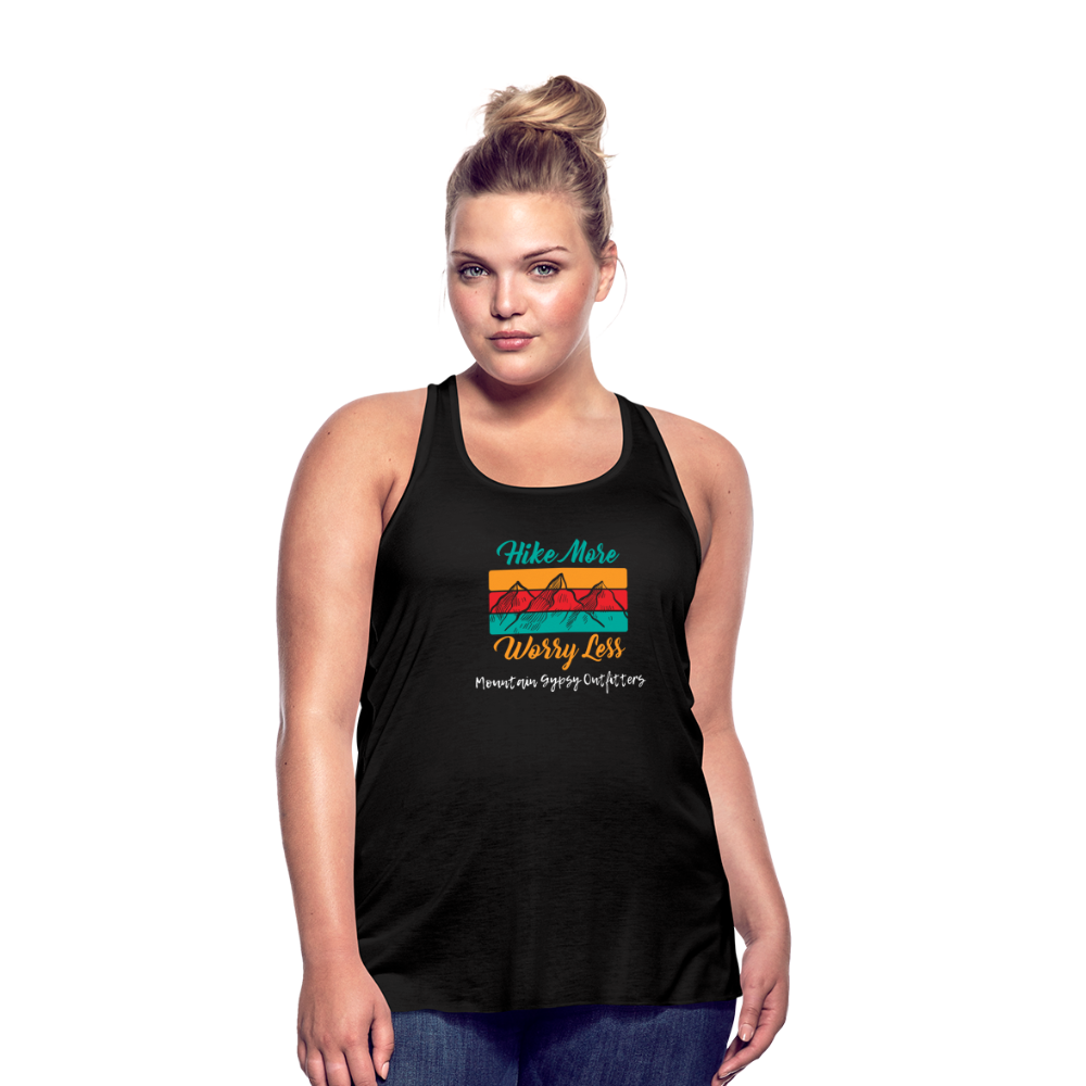 Hike More Flowy Tank - black