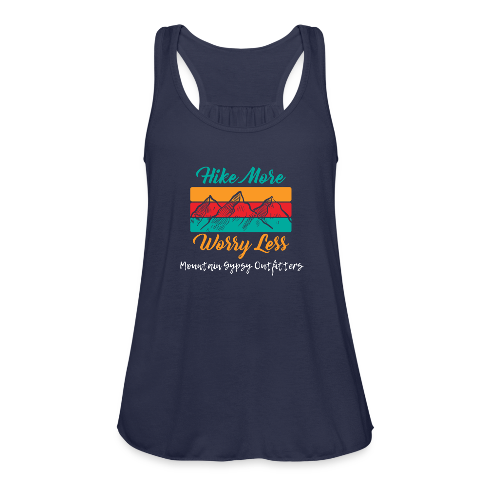 Hike More Flowy Tank - navy