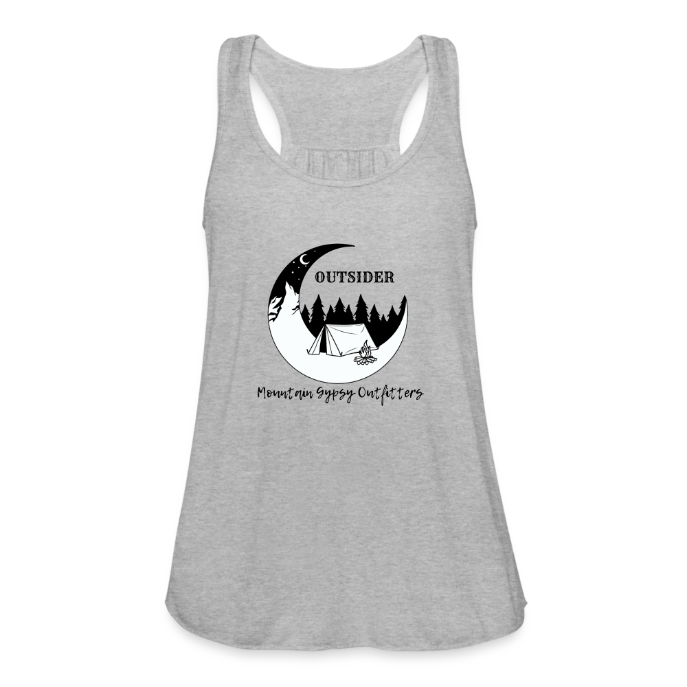 Outsider Flowy Tank - heather gray