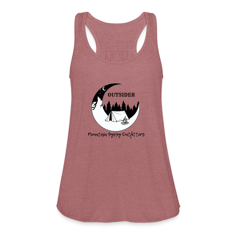 Outsider Flowy Tank - mauve