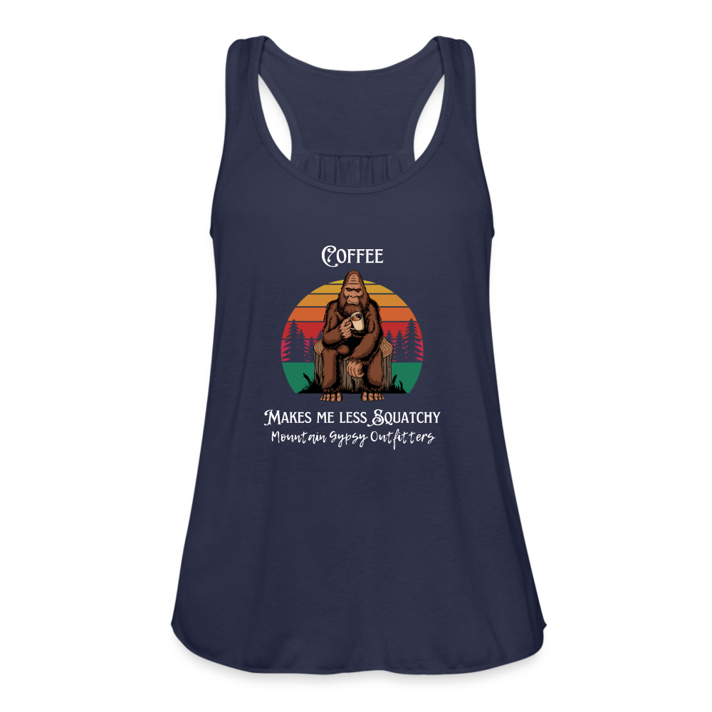 Less Squatchy Flowy Tank - navy