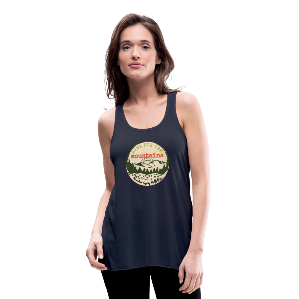 Made for the Mountains Flowy Tank - navy