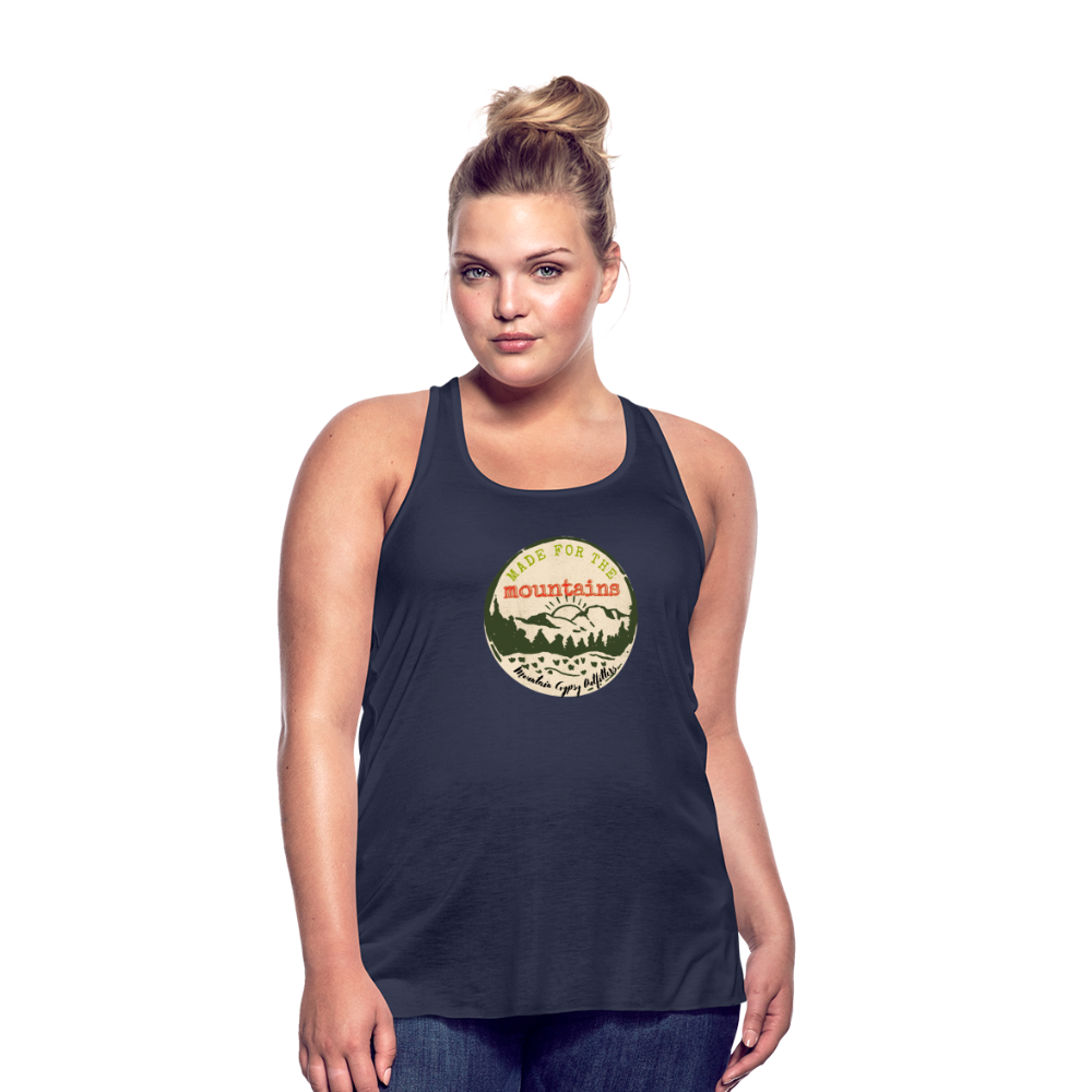 Made for the Mountains Flowy Tank - navy