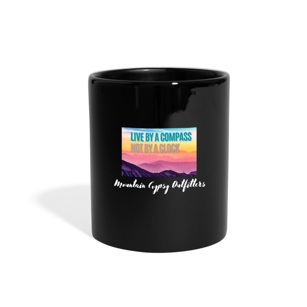 Live by a Compass Mug - black