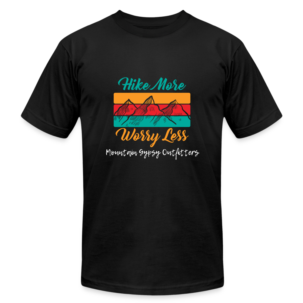 Hike More Boyfriend Tee - black
