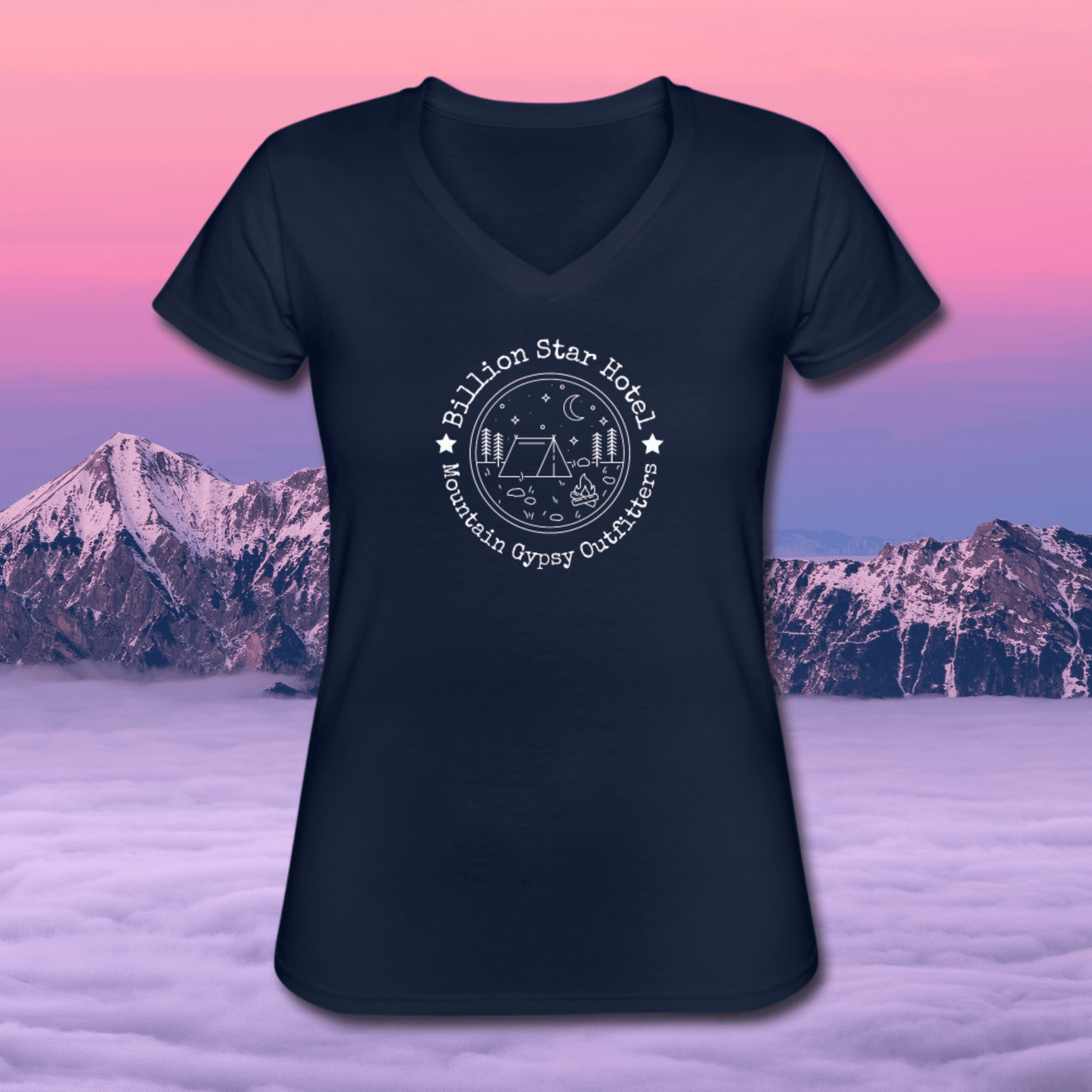 Billion Star Hotel V-neck Tee