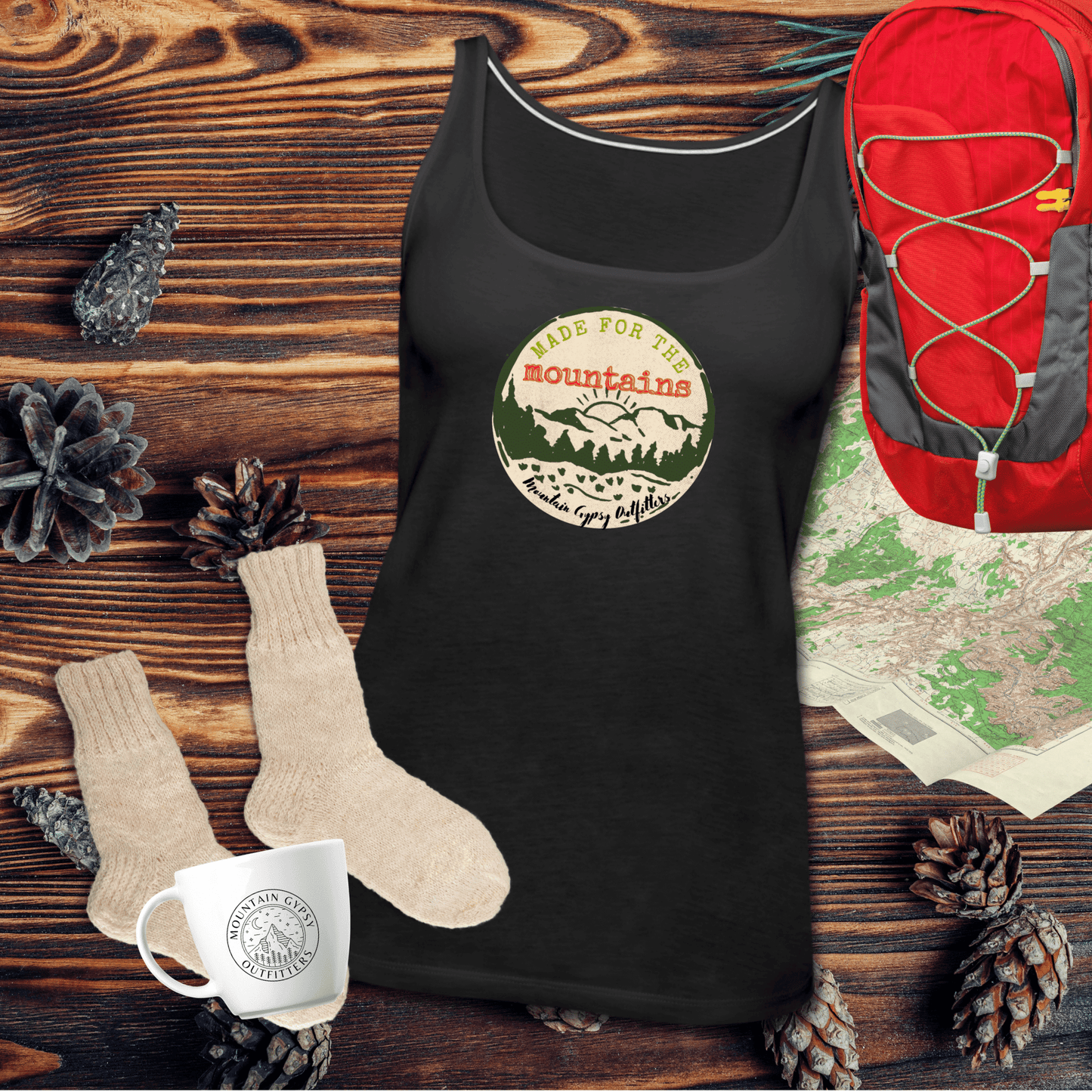 Made For The Mountains Fitted Tank
