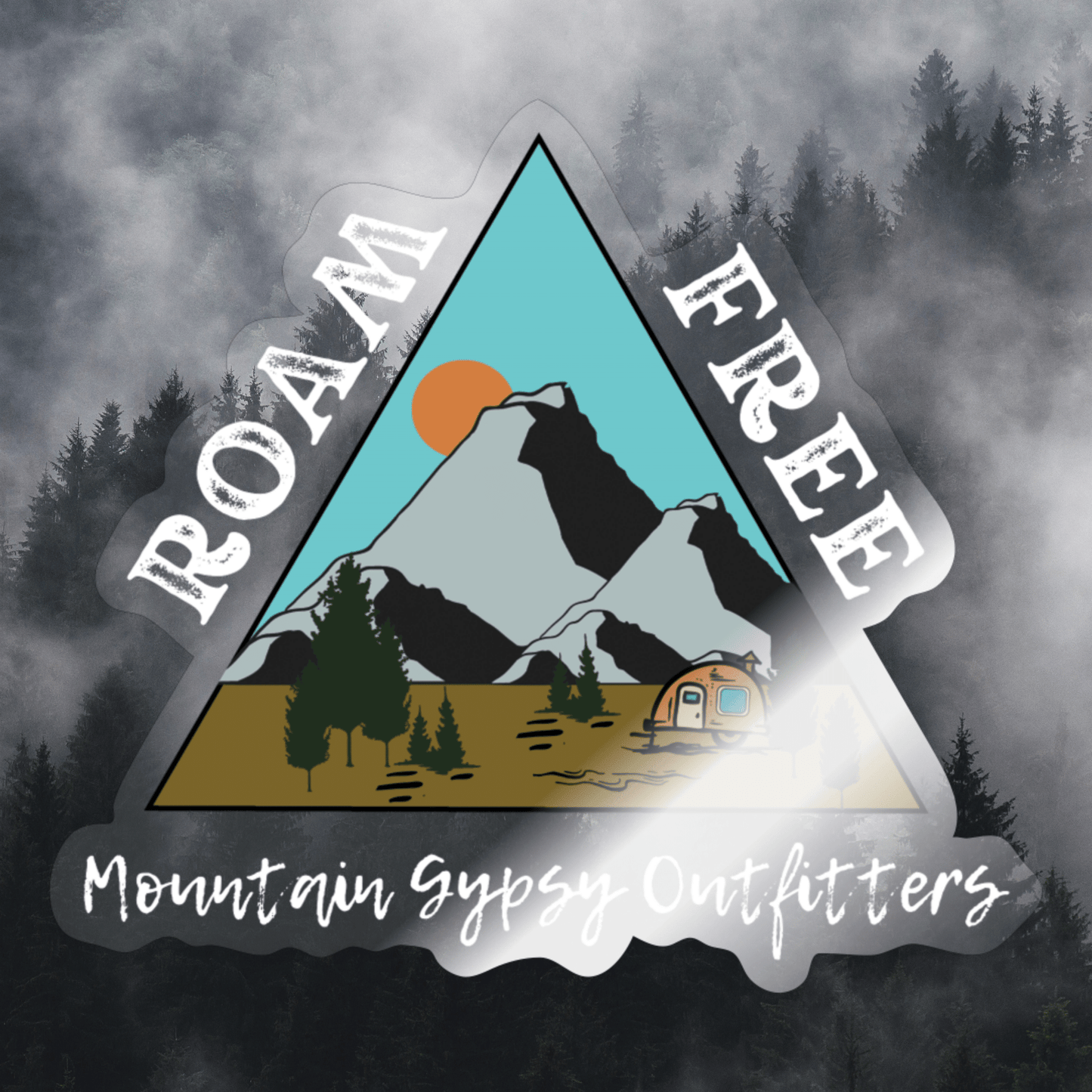 Roam Free Sticker