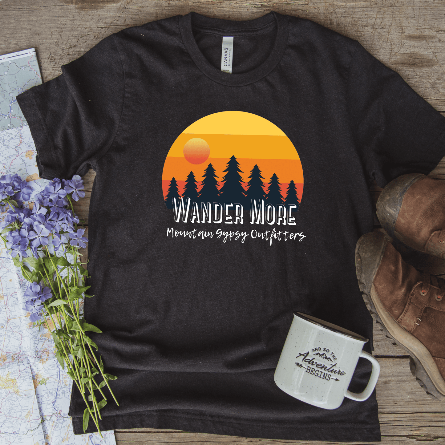 Wander More Boyfriend Tee