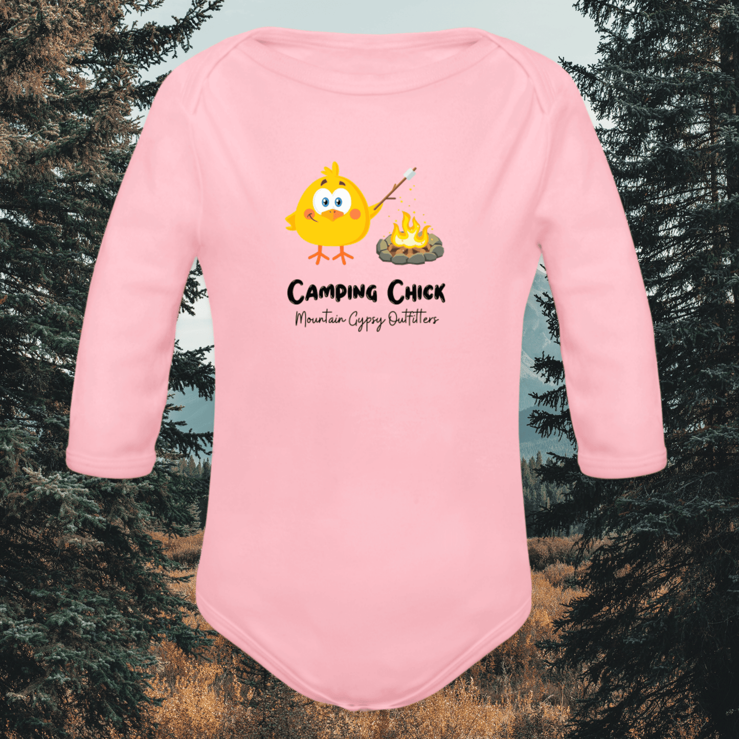 Camping Chick Infant Long Sleeve