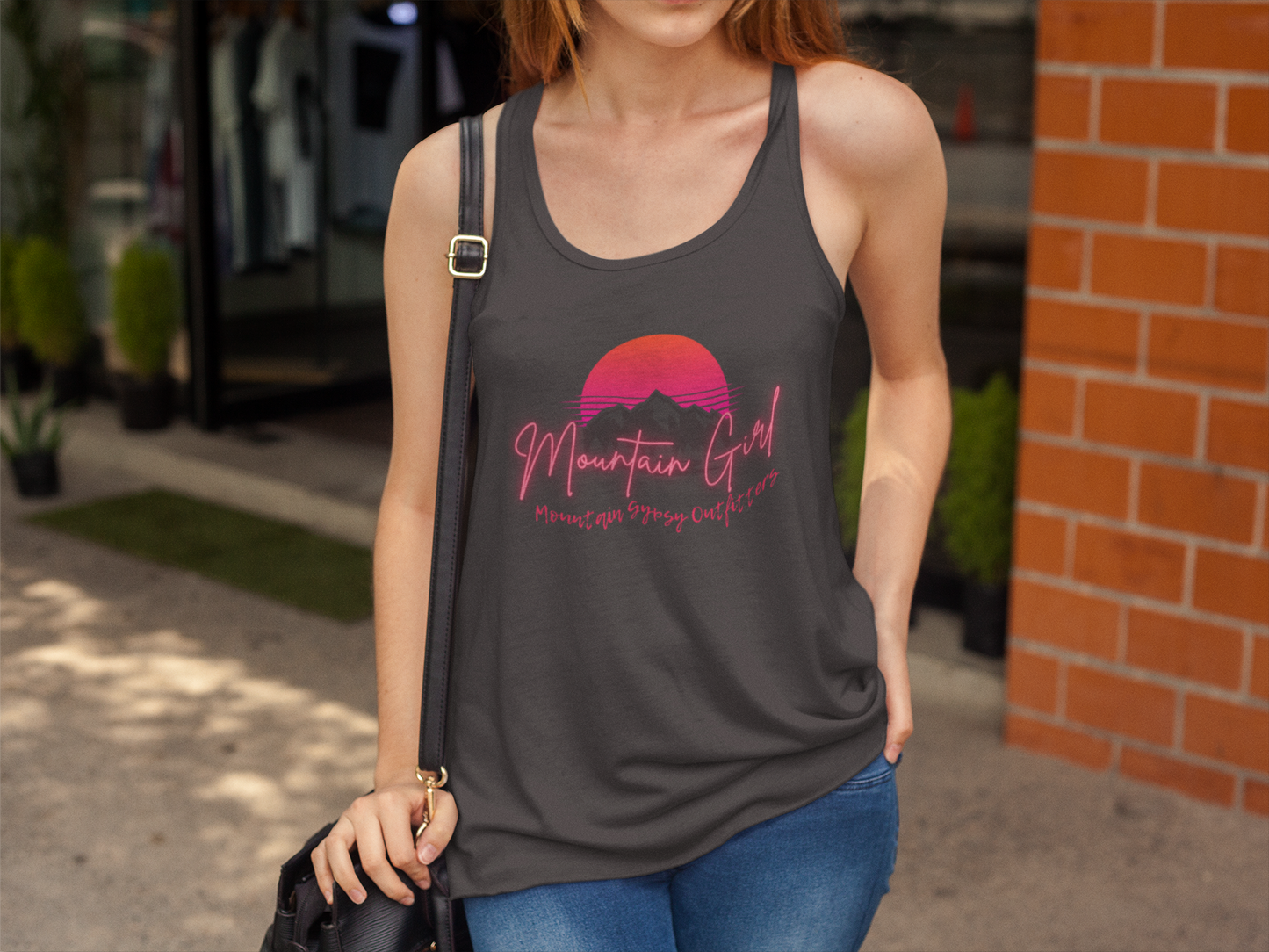 Mountain Girl Flowy Tank