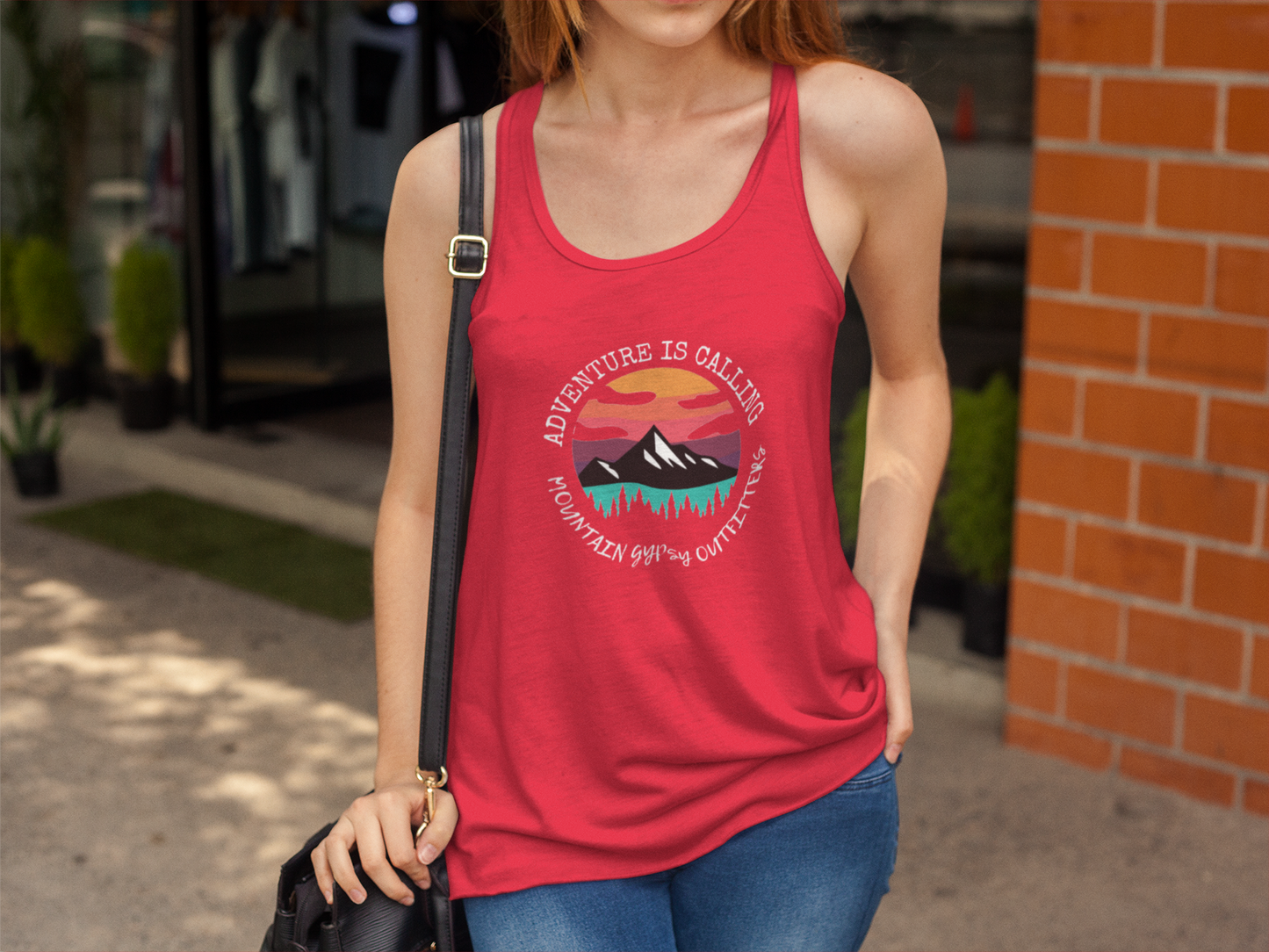 Adventure Is Calling Flowy Tank