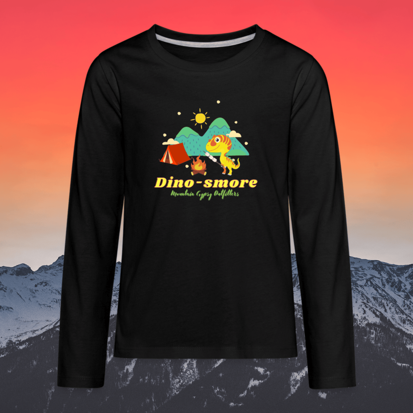 Dino-smore Kids Long Sleeve