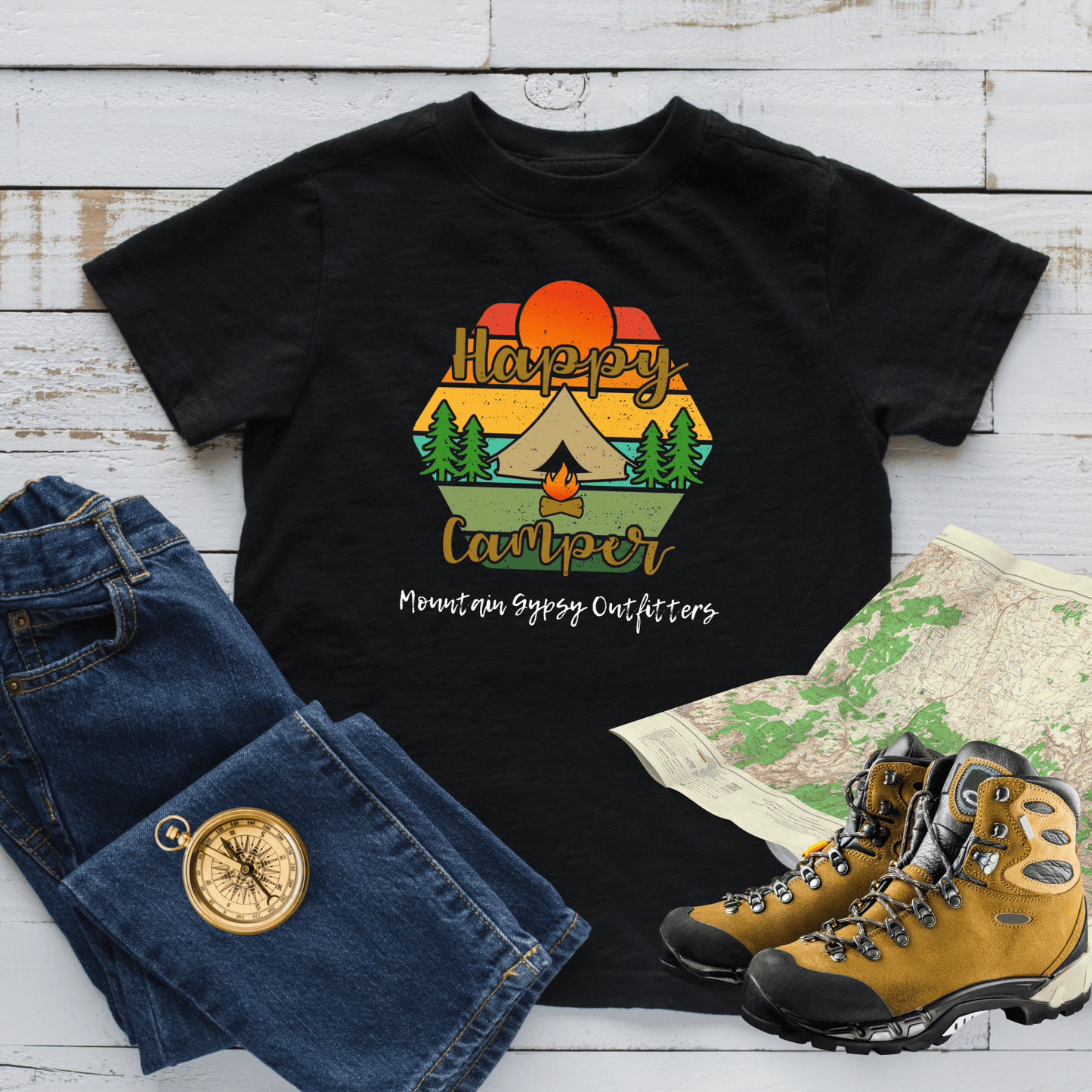 Happy Camper Toddler Tee