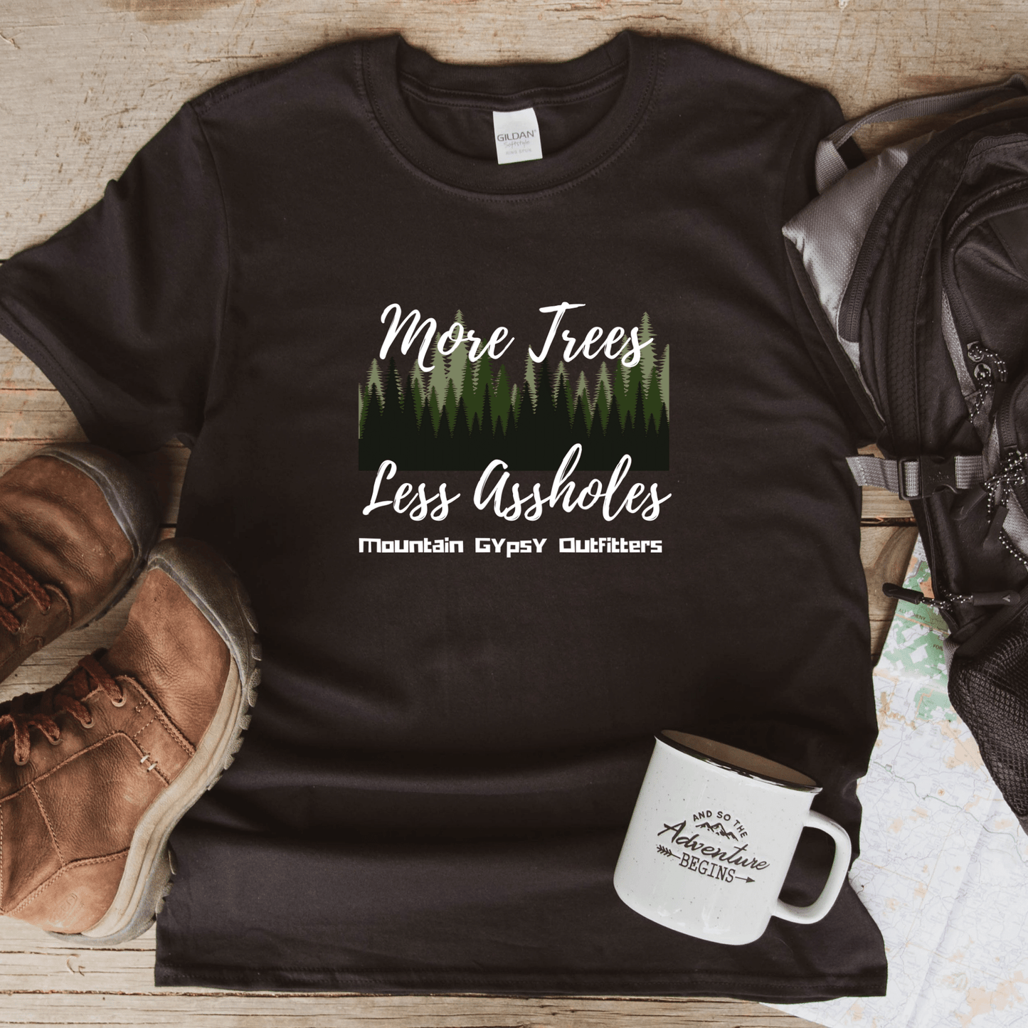 More Trees Boyfriend Tee
