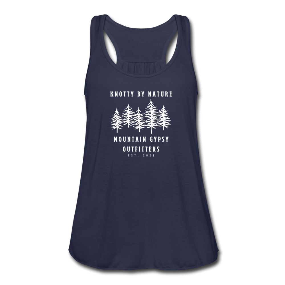 Knotty By Nature Flowy Tank - navy