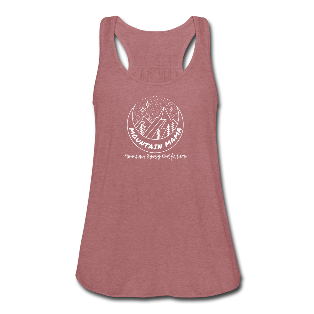 Mountain Mama Flowy Tank - mauve