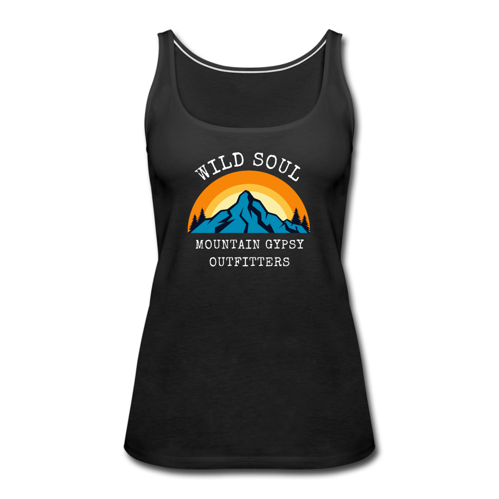 Wild Soul Fitted Tank - black