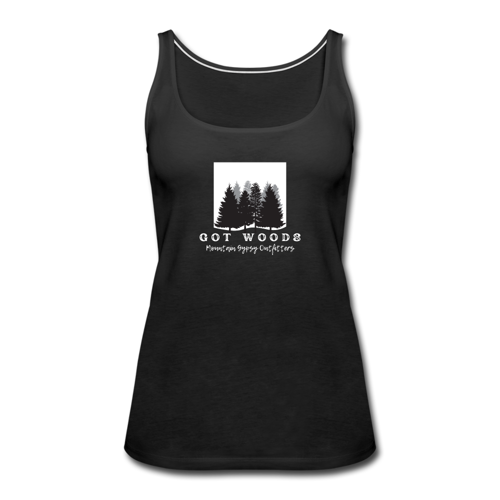 Got Woods? Fitted Tank - black