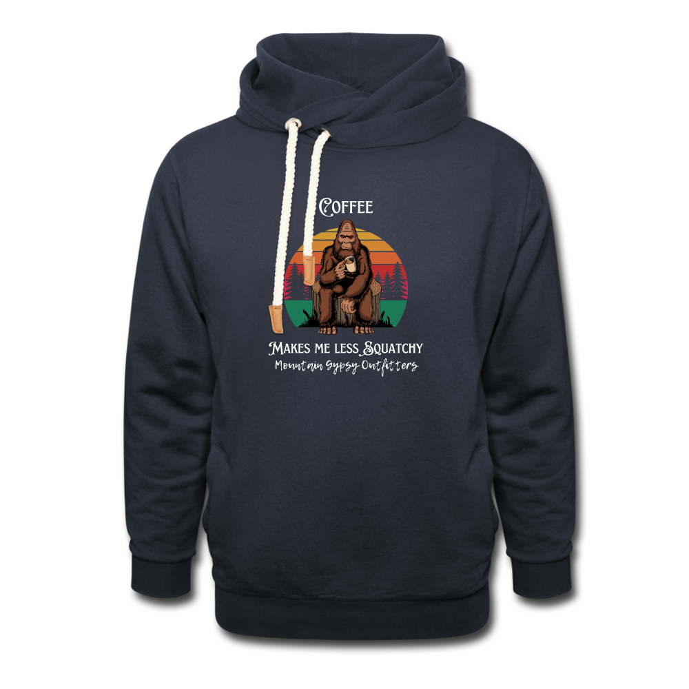 Squatchy Shawl Hoodie - navy