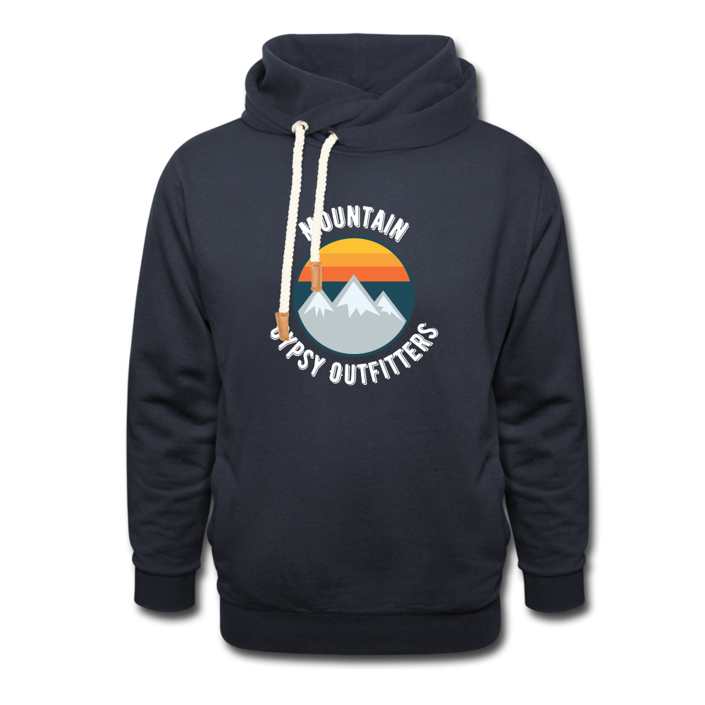 Retro MGO Shawl Hoodie - navy