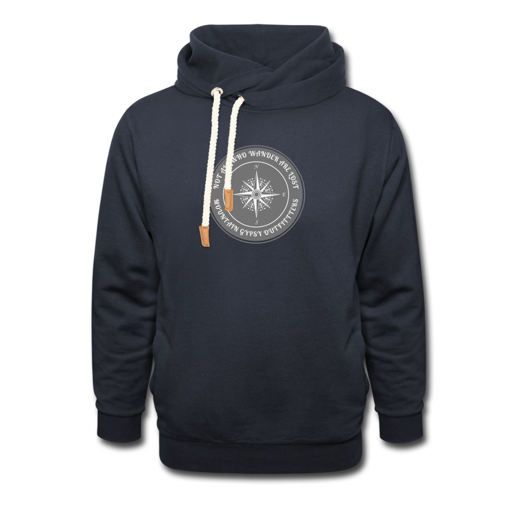Not All Who Wander - navy