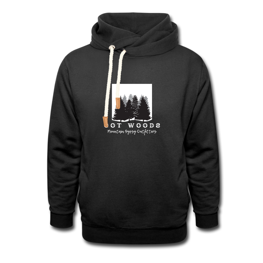Got Woods Shawl Hoodie - black