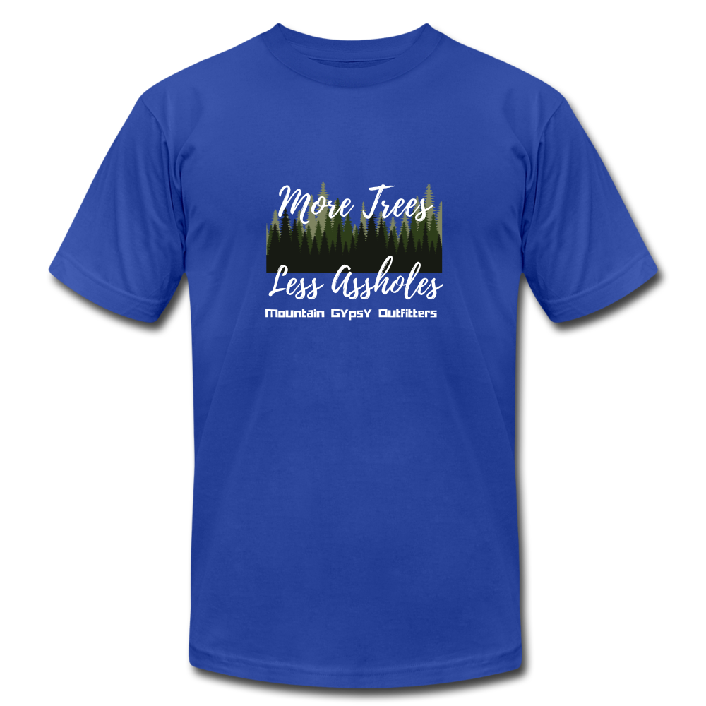 More Trees Everyday Tee - royal blue