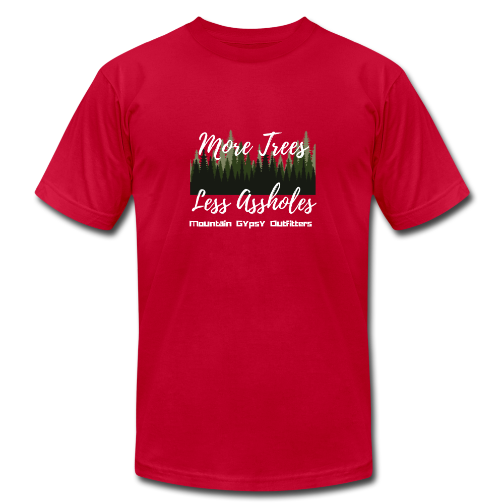 More Trees Everyday Tee - red