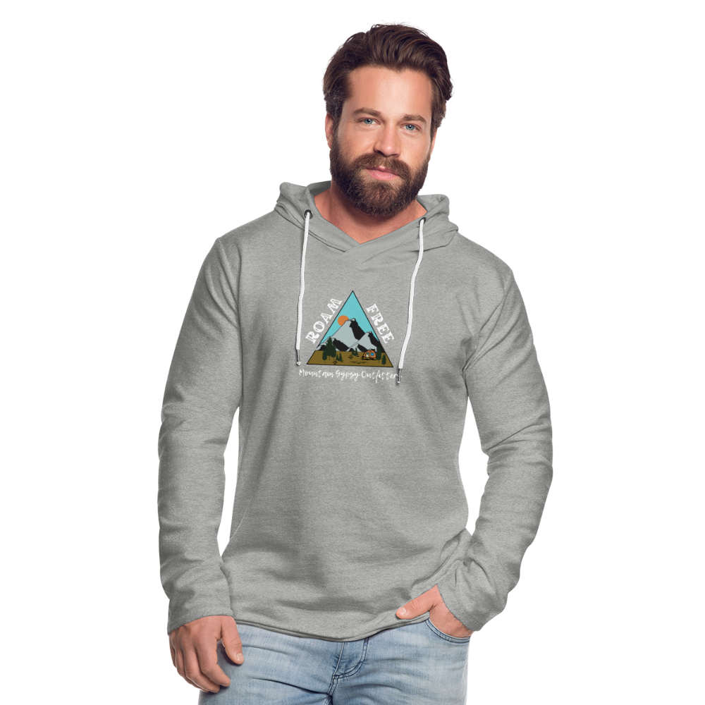 Roam Free Lightweight Hoodie - heather gray