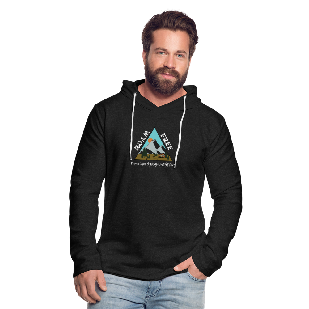 Roam Free Lightweight Hoodie - charcoal grey