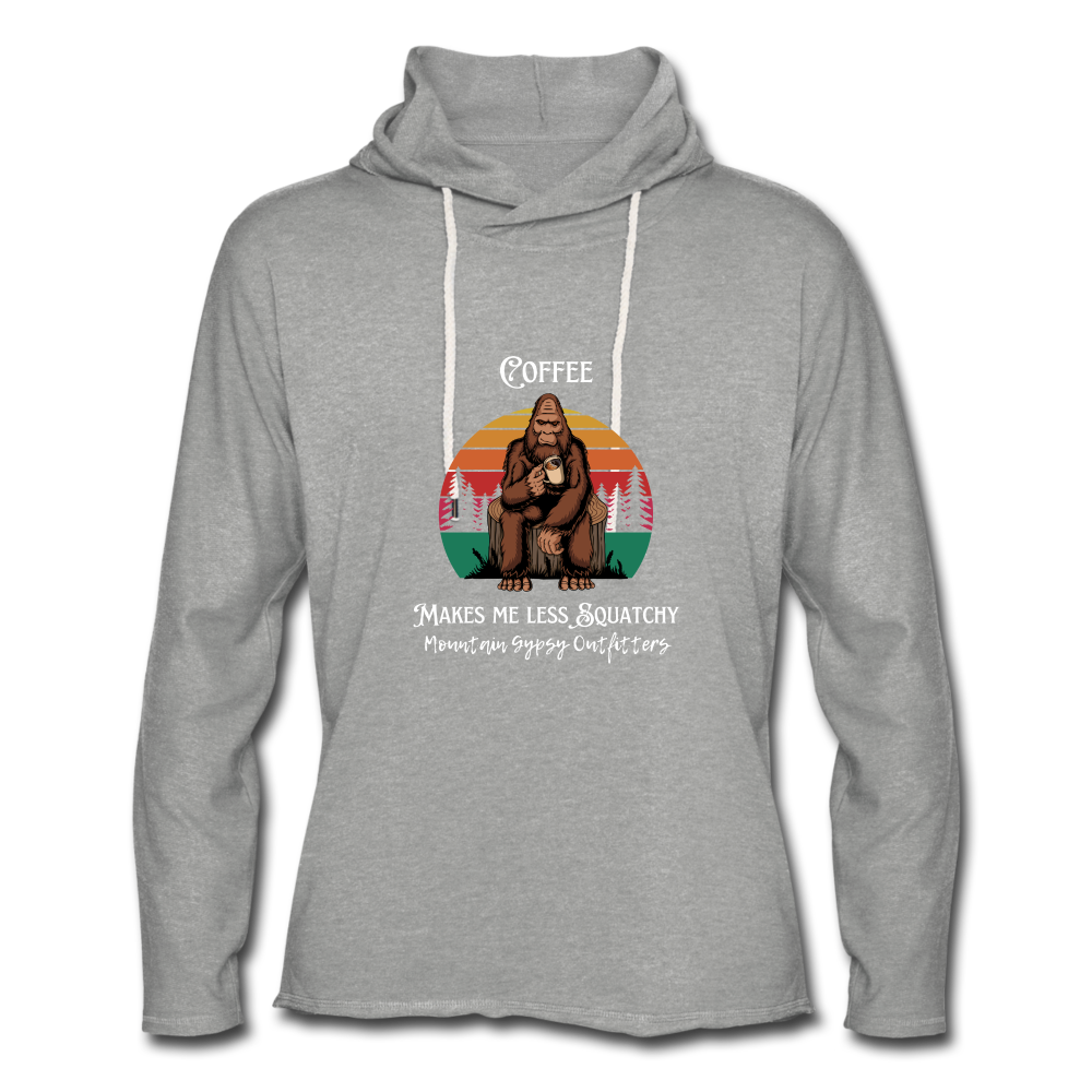 Squatchy Lightweight Hoodie - heather gray