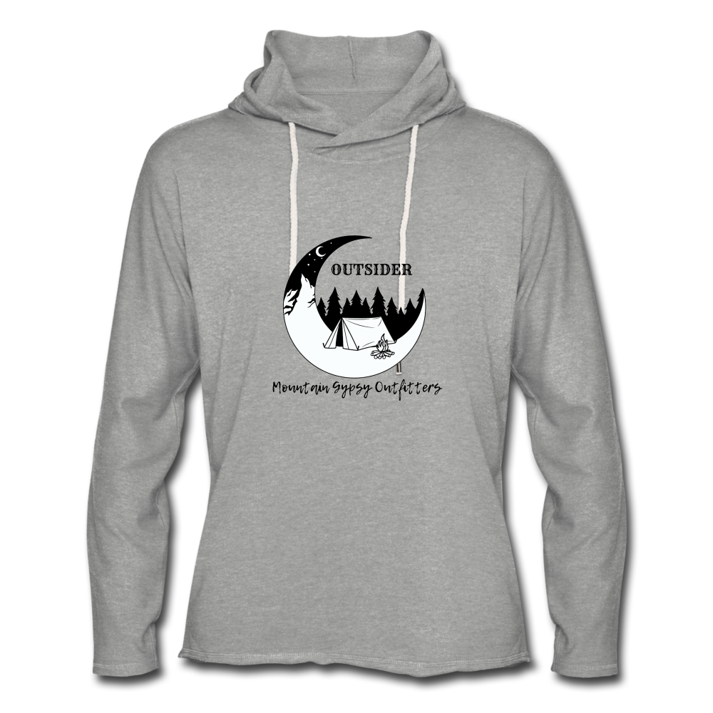 Outsider Lightweight Hoodie - heather gray