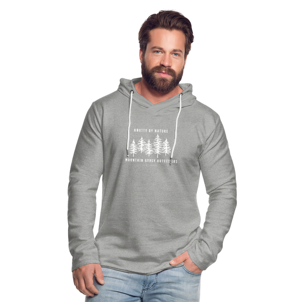 Knotty Lightweight Hoodie - heather gray