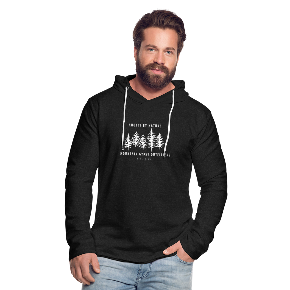 Knotty Lightweight Hoodie - charcoal grey