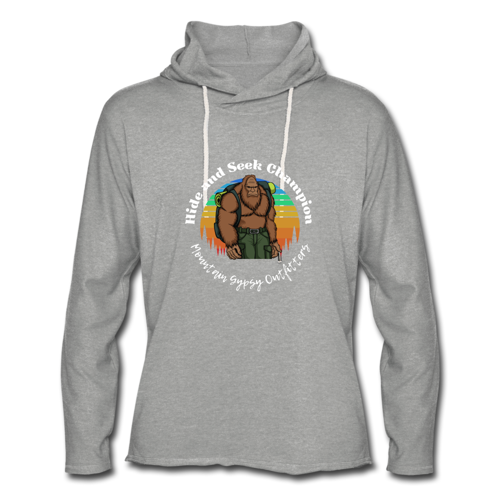 Hide & Seek Champ Lightweight Hoodie - heather gray