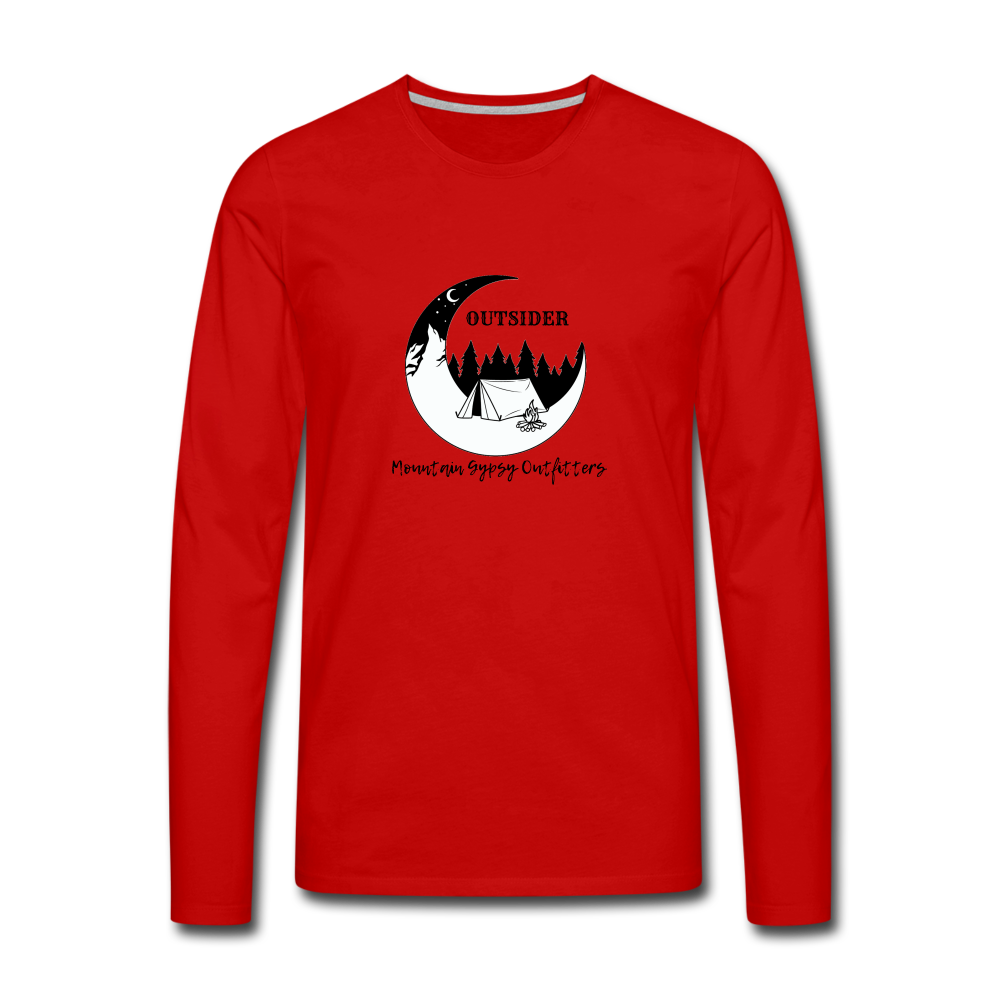 Outsider Long Sleeve - red