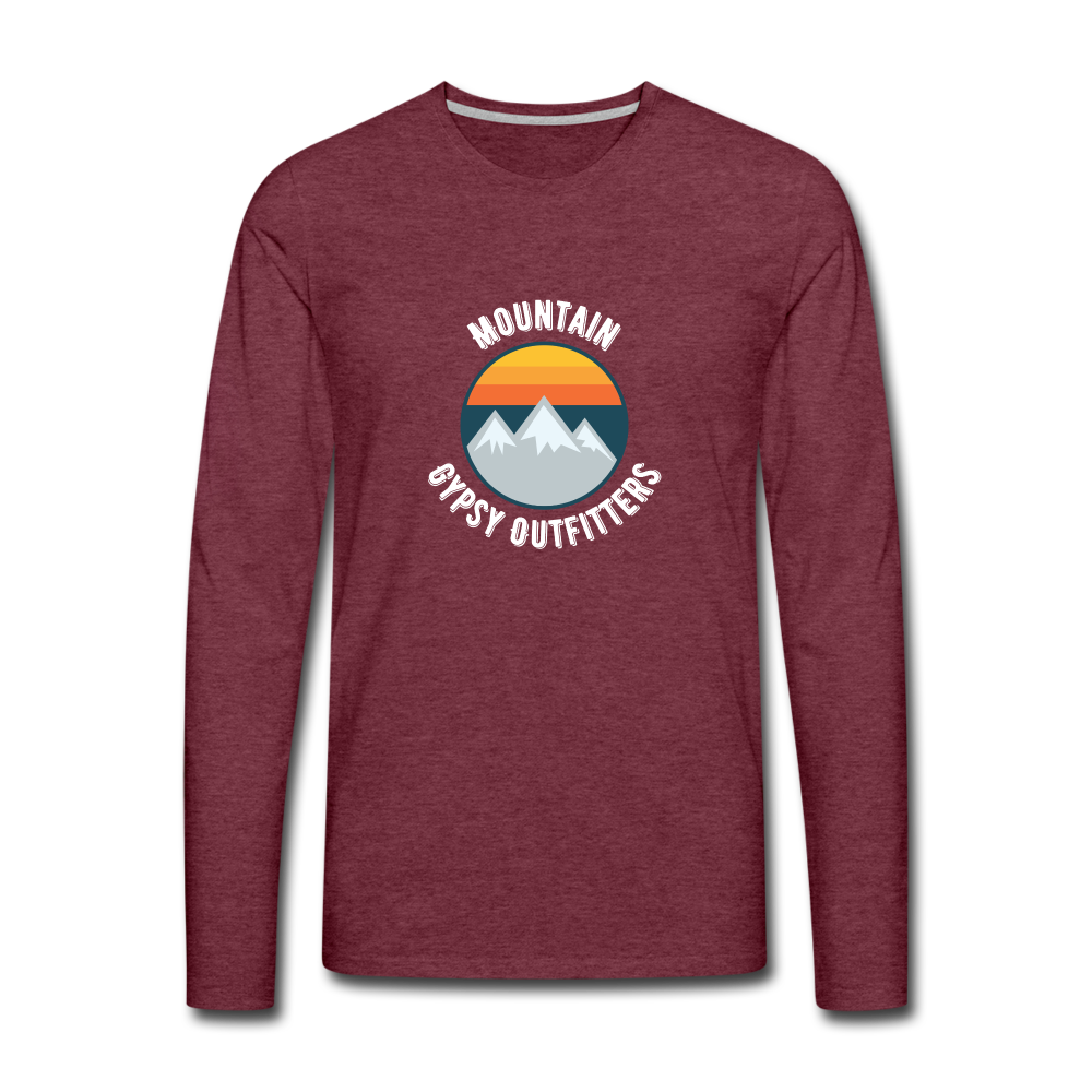 Retro MGO Long Sleeve - heather burgundy