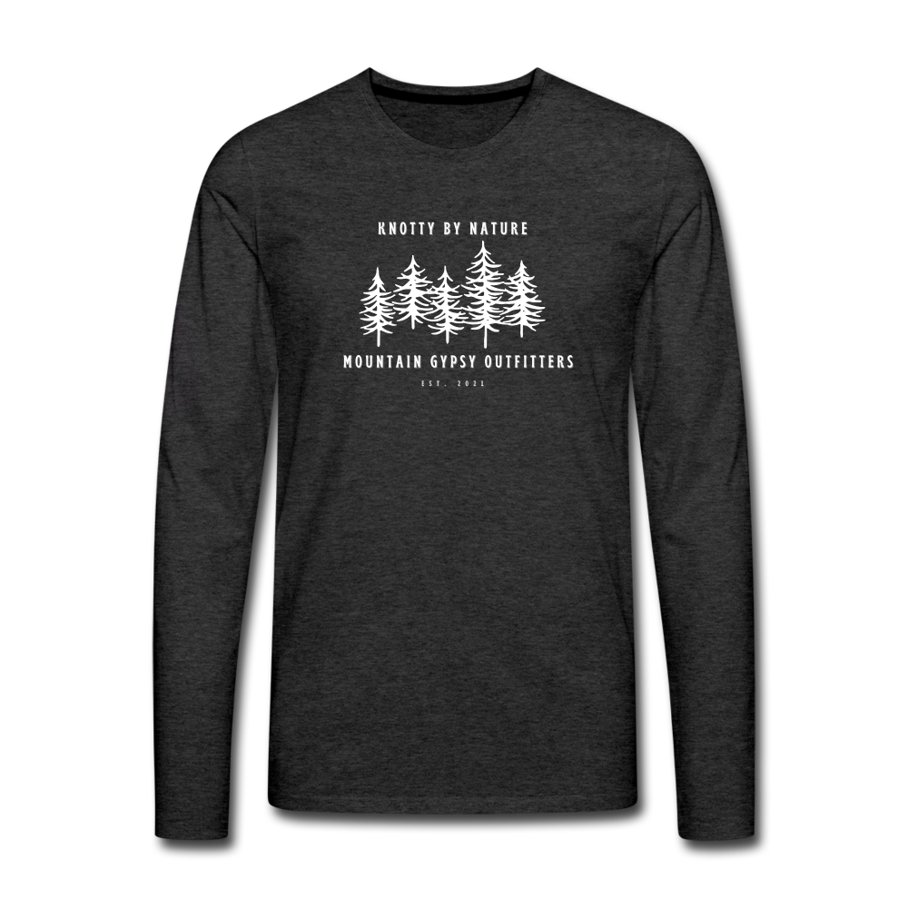 Knotty Long Sleeve - charcoal grey
