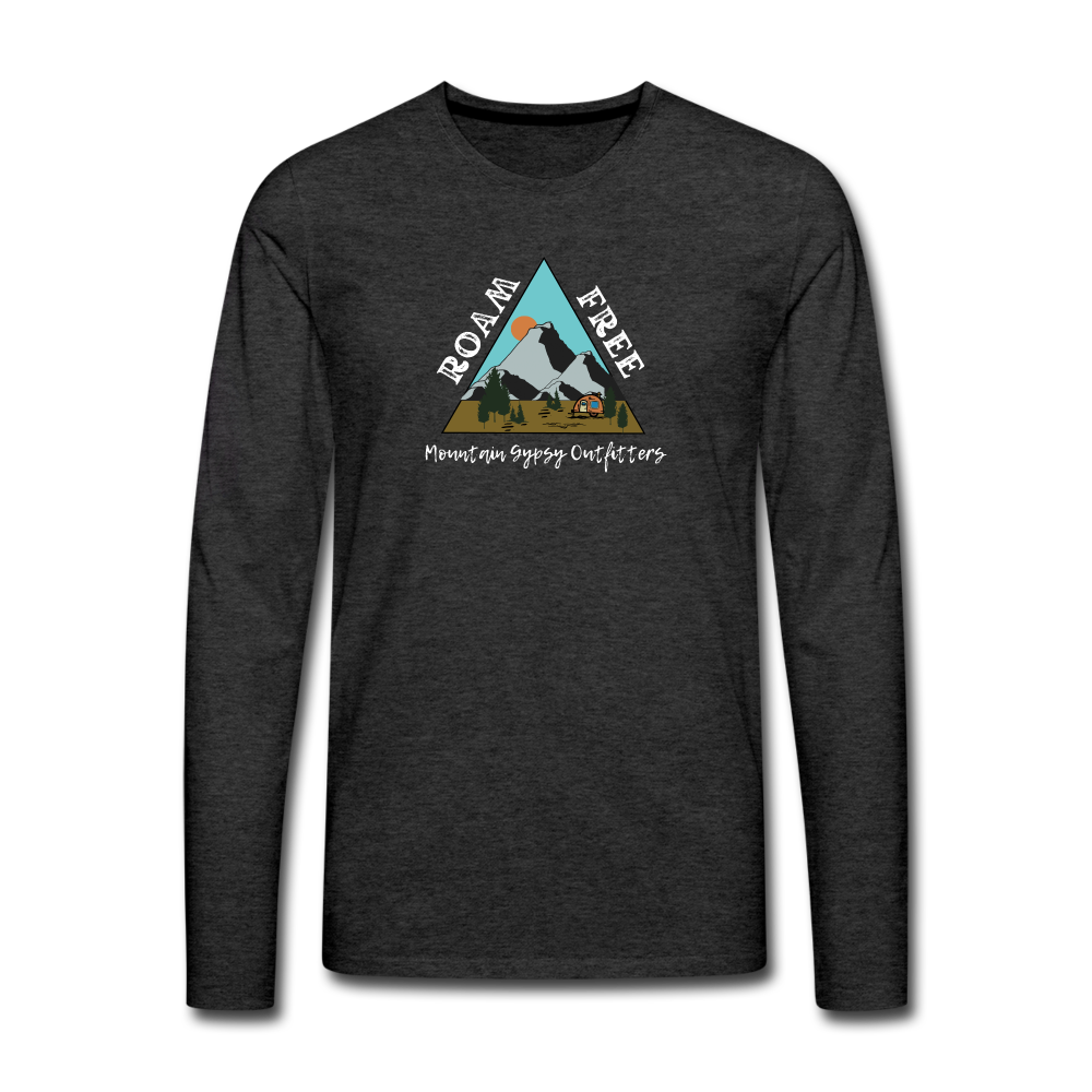 Roam Free Long Sleeve - charcoal grey