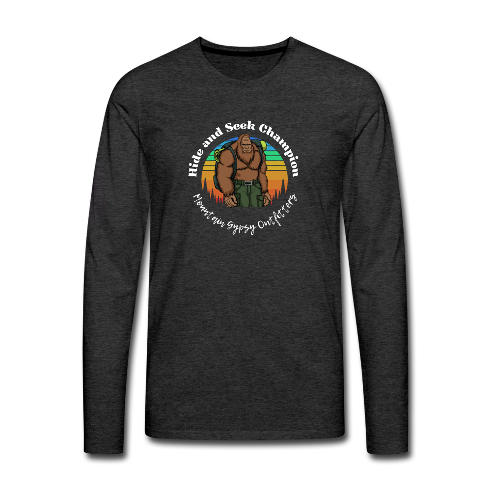 Hide and Seek Champ Long Sleeve - charcoal grey
