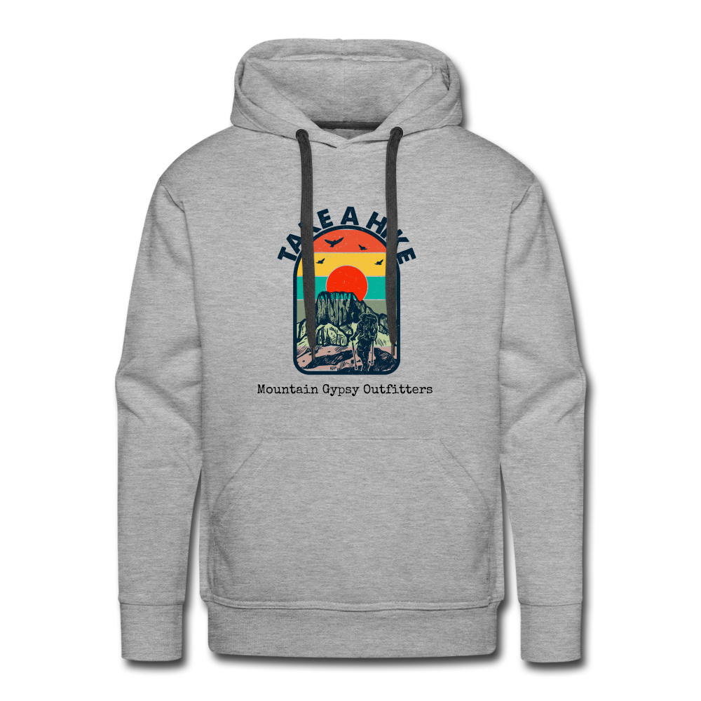 Take a Hike Hoodie - heather grey