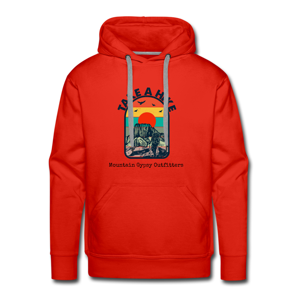 Take a Hike Hoodie - red