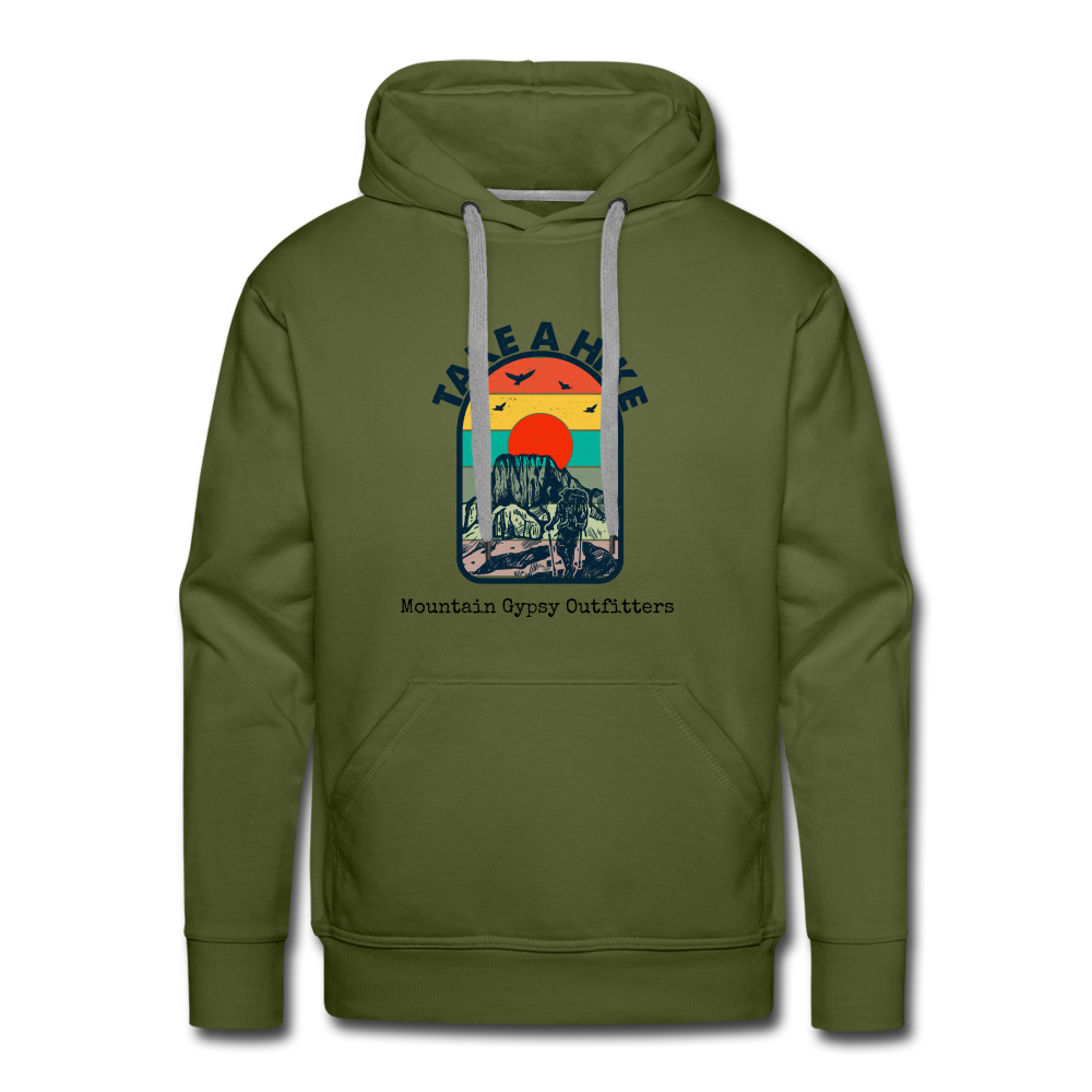 Take a Hike Hoodie - olive green