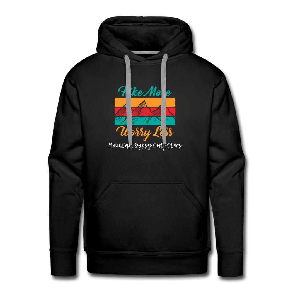 Worry Less Hoodie - black